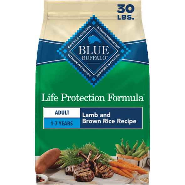 Blue Buffalo 30 Lb. Lamb/Rice Dry Dog Food 800171