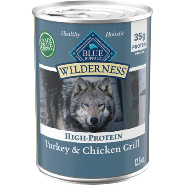 Blue Wilderness 12.5 Oz. Turkey/Chicken Grill Wet Dog Food 800185