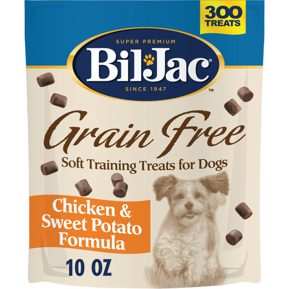 Bil-Jac 10 Oz. Grain Free Chicken & Sweet Potato Formula Training Dog Treats 913