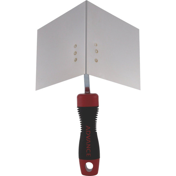 Advance Equipment 4.5 In. x 4 In. 90 Deg. Cool Grip Inside Corner Trowel 222SS