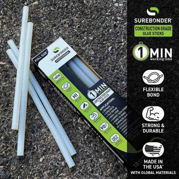 Surebonder 10 In. Glue Sticks (18-Pack) CG-1R10T 356768