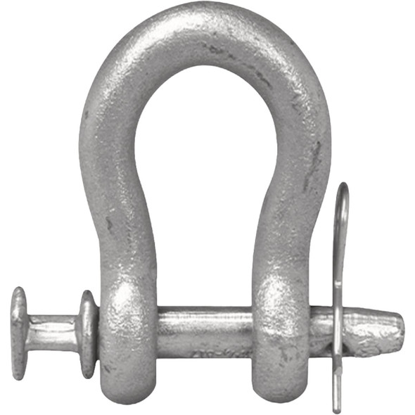 Campbell 7/8 In. Short Body Forged Electro-Galvanized Steel Straight Clevis