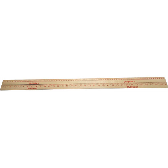 True Value 36 In. Poplar Wood Yardstick 47020