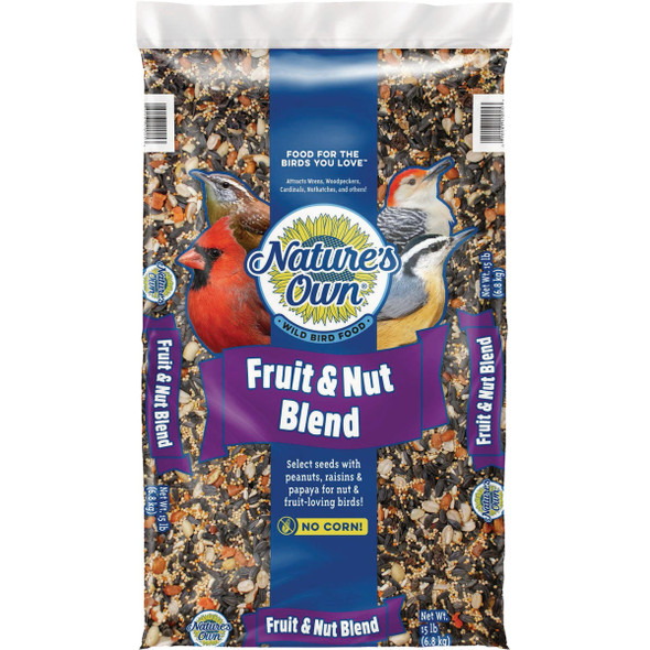 Nature's Own 15 Lb. Fruit & Nut Wild Bird Food 15291