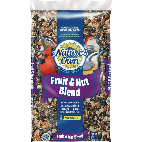 Nature's Own 7 Lb. Fruit & Nut Blend Wild Bird Food 15290