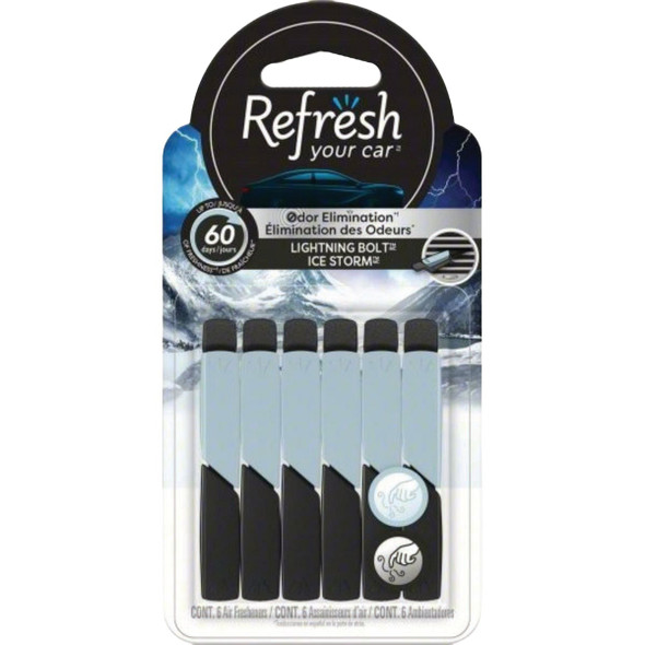 Refresh Your Car! Vent Stick Car Air Fresheners, Fresh Linen (4-Pack) 09583Z