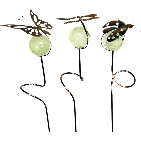 Echo Valley 7 In. Garden Critter Pot Sticker Display (24-Piece) 4219S Pack of 24