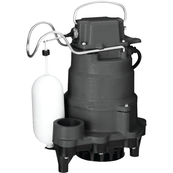 Master Plumber 1/2 HP 2-Pole Float Switch Cast Iron Sump Pump 235820