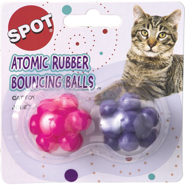 Spot Atomic Rubber Bouncing Ball Cat Toy (2-Pack) 2016 736684