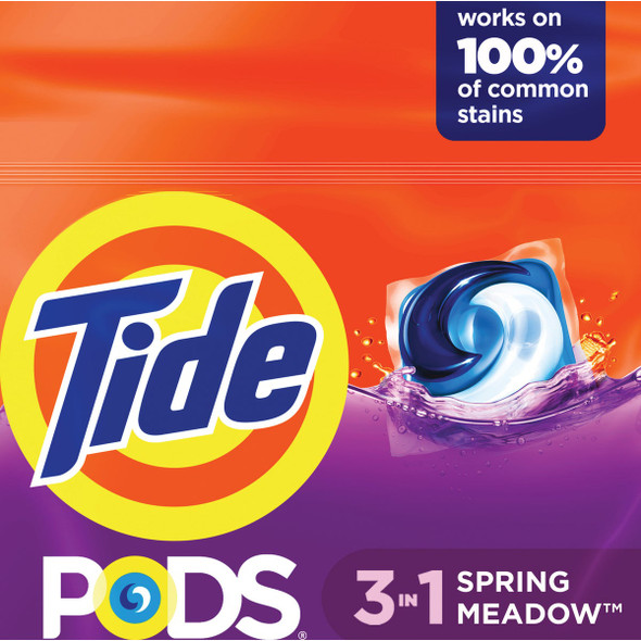 Tide Pods 3-In-1 Spring Meadow Liquid Laundry Detergent Soap Pacs (14-Count)