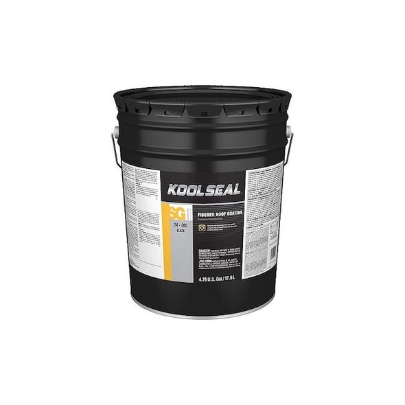 Kool Seal Fibered Roof Coating, Black KS0024000-20