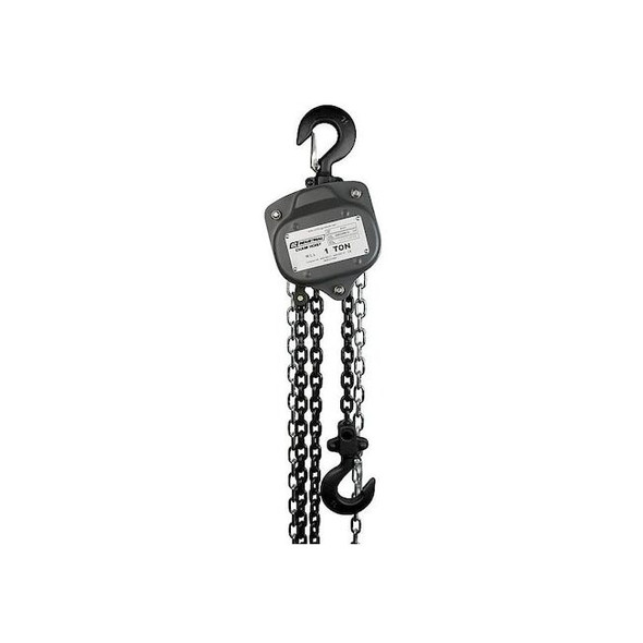 Oz Lifting Products Manual Chain Hoist,40 ft Chain L,Gray OZIND010-40CH