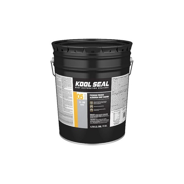 Kool Seal Fibered Aluminium Roof Coating, Silver KS0024600-20