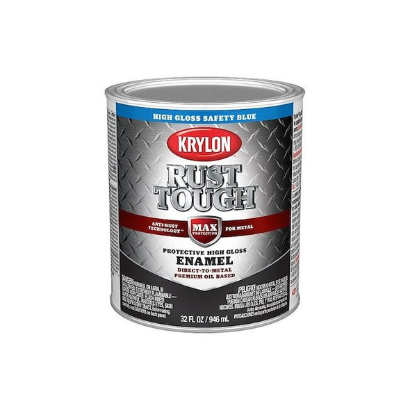 Krylon Alkyd Coating,Paint,Solvent,Safety Blue K09715008