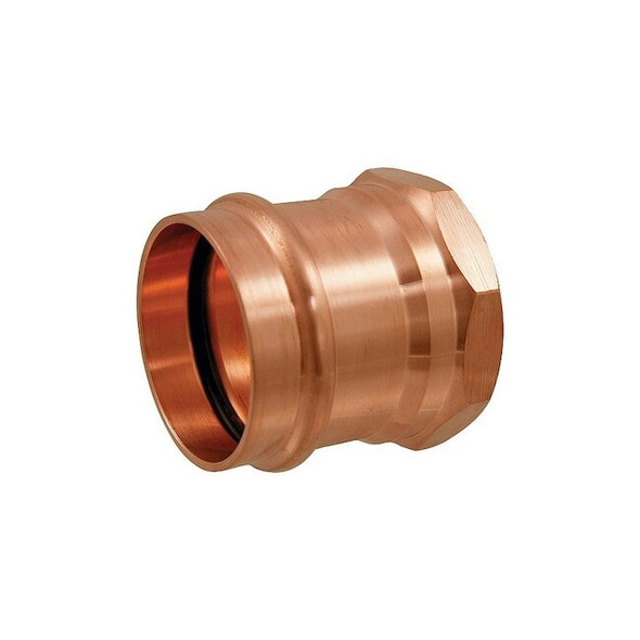 Nibco Crimp Fitting Adapter,3/4 in Sz,200 psi 90025100FPC