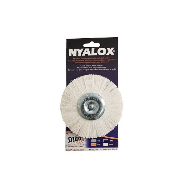 Dico Abrasive Wheel Brush,4500 RPM,White 7200081 Pack of 5