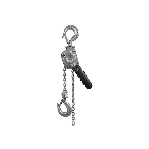 Oz Lifting Products Lever Chain Hoist,5 ft Chain L,Silver OZSS025-5LH