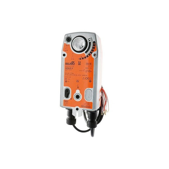 Belimo 24-240v,S/R,90lb,w/2 SPDTswtch NFBUP-S