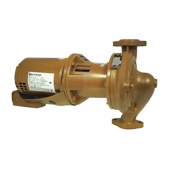 HVAC Circulating Pump, 1/2 hp, 208-230/460VAC, 3 Phase, Flange Connection