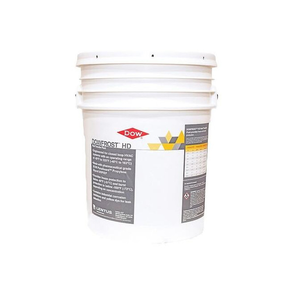 Dowfrost Heat Transfer Fluid,5 gal,Pail 9992122