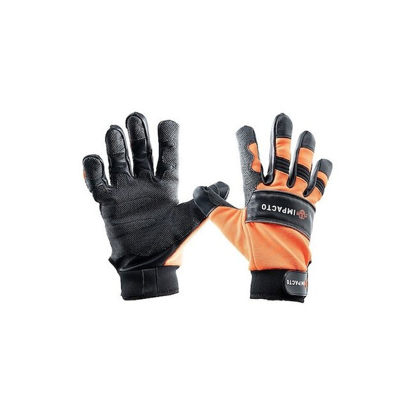 Impacto Chainsaw Glove, Hook-and-Loop, Black, 1 PR TIMBERGUARD30