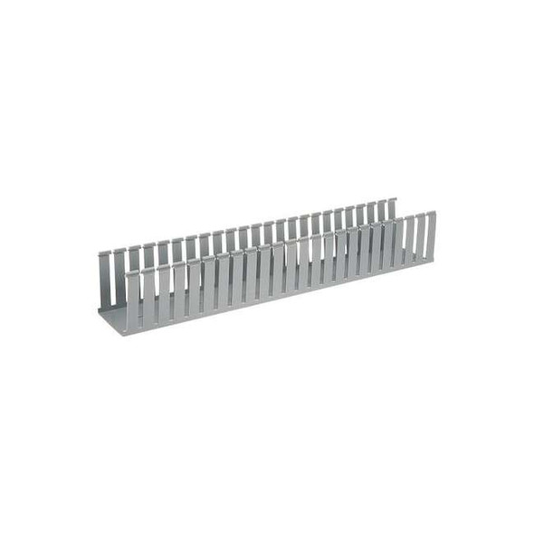 Panduit Wire Duct,Wide Slot,Gray,4.25 W x 4 D G4X4LG6