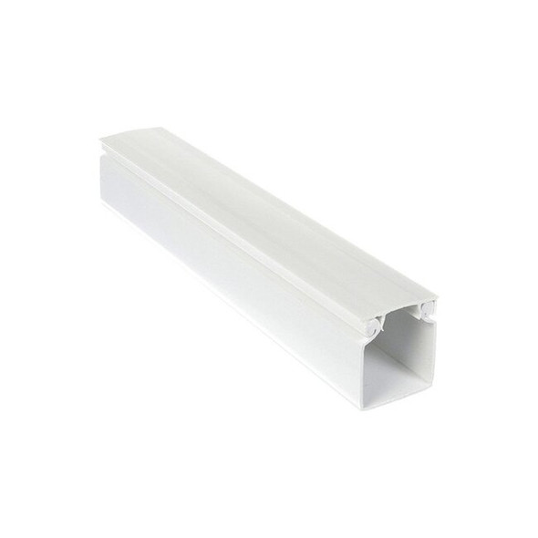Panduit Wire Duct,Hinging Cover,White,L 6 Ft HS1.5X2WH6NM