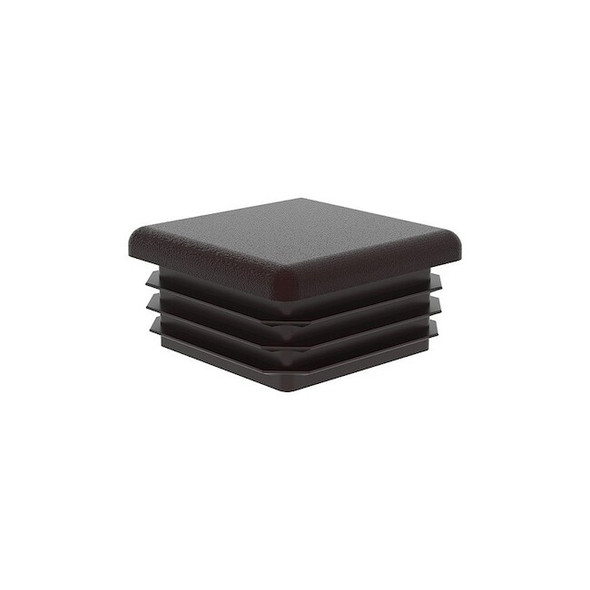 Mocap Square Insert Glide,Black,LDPE,PK60 SQ1DBK1-MCP