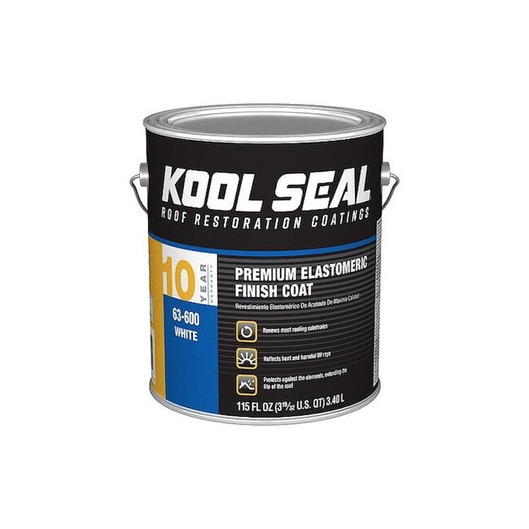 Kool Seal Elastomeric Roof Coating, White KS0063600-16