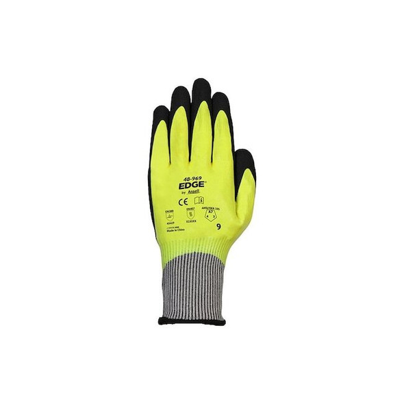 Ansell Knit Gloves, Cut Level A7 ,Nitrile ,Rough ,XS 1 PR 48-969