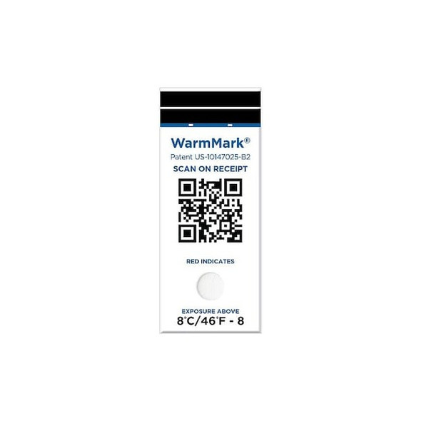 Warmmark Temperature Indicating Label,PK100 WM 8/46-8Q