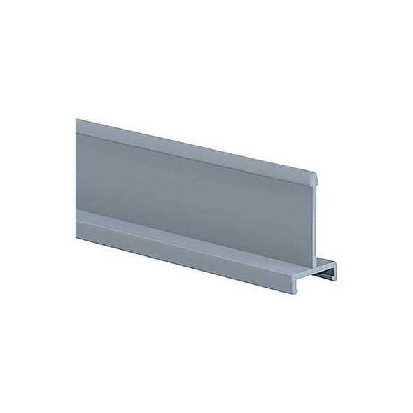 Panduit Divider Wall,4 In H,Solid,Gray,6ft. L D4H6