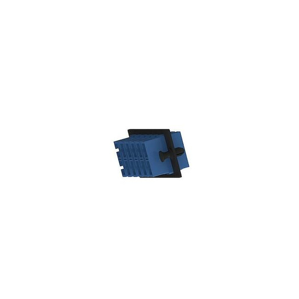 Panduit Fiber Optic Adapter Panel,1.38 in FAP6WBUDSCZ