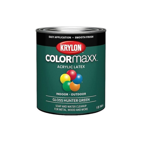 Krylon Interior and Exterior Paint,1 qt,Gloss K05642007