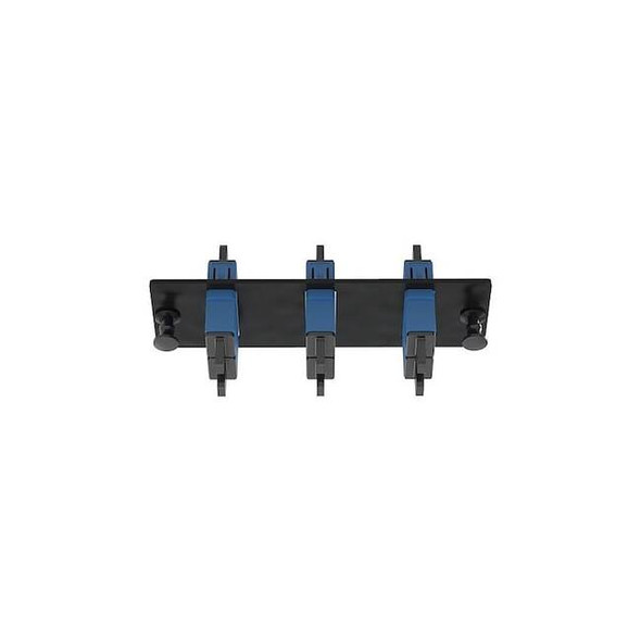 Panduit Fiber Optic Adapter Panel,1.39 in FAP3WBUDSCZ