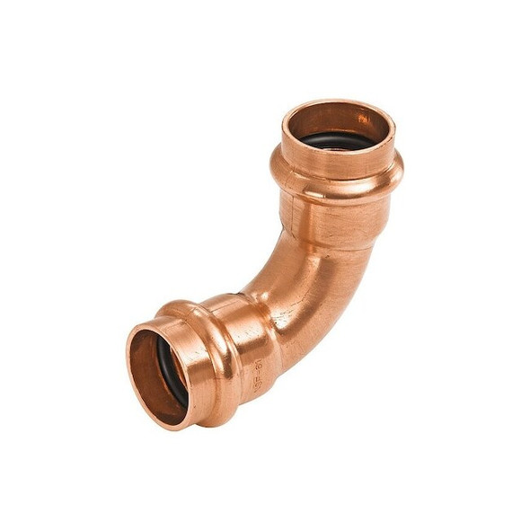 Nibco Crimp Fitting Elbow,1 in Sz,200 psi 9055755PC
