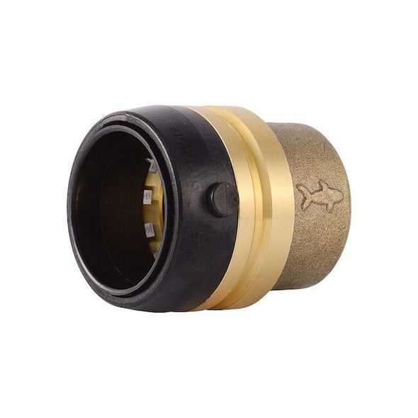 Sharkbite Cap, Brass, Push-to-Connect 1 1/4 in UXL0435