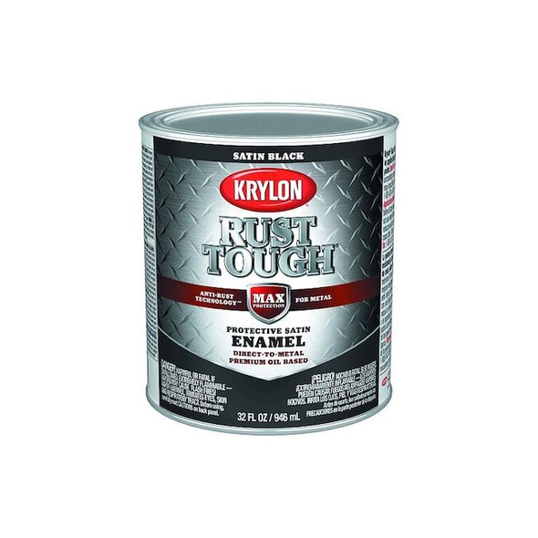 Krylon Alkyd Coating,Paint,Solvent,Black K09707008