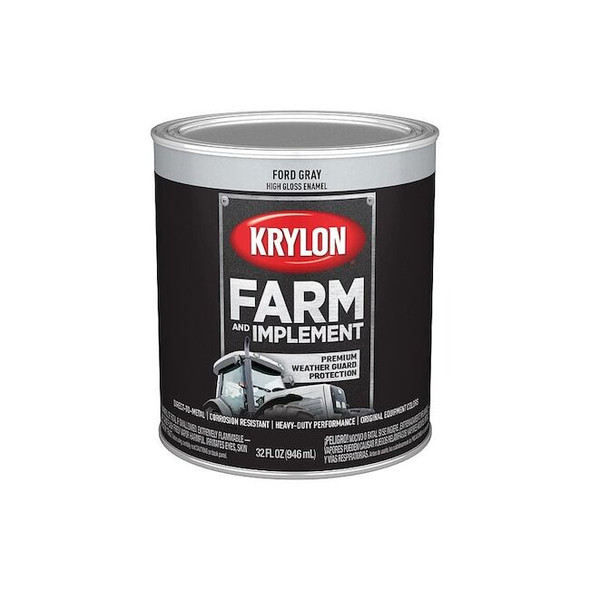 Krylon Acrylic Coating, High Gloss, Ford Gray K02028008