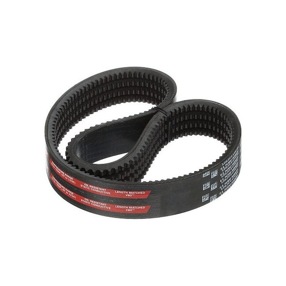 3VX600 V-Belt, 60 in Outside Length, 1 19/32 in Top Width, 0.328 in Thickness