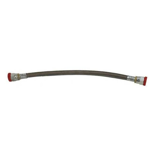 Velvac 5/8" x 84" Stainless Steel Air Compressor Hose Silver 142584