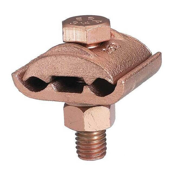 Burndy Connector,Copper,Overall L 2.82in GC3434