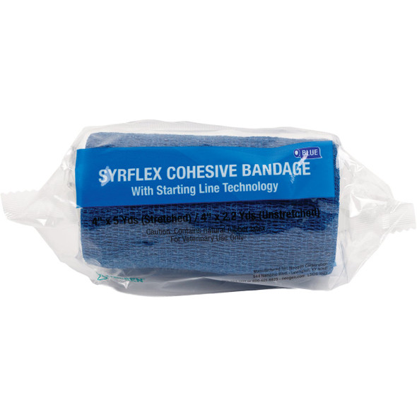Ideal Instruments 4 In. Blue SyrFlex Cohesive Bandage TA3400BL-E 711702