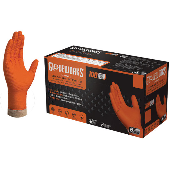 Gloveworks 100ct Lg Org Nitr Glove GWON46100