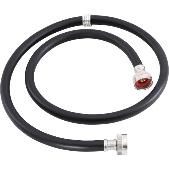 Eastman 3/4 In. FHT x 3/4 In. FHT x 4 Ft. L. Black PVC Washing Machine Hose
