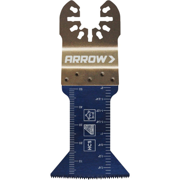 Arrow 1-3/4 In. Japanese Tooth Tough Curve Hardwood Oscillating Blade (3-Pack)