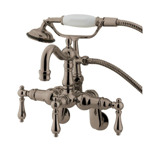 Wall-Mount Clawfoot Tub Faucet, Brushed Nickel, Tub Wall Mount
