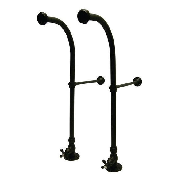 Kingston Brass CC455MX Rigid Freestand Supplies with Stops CC455MX