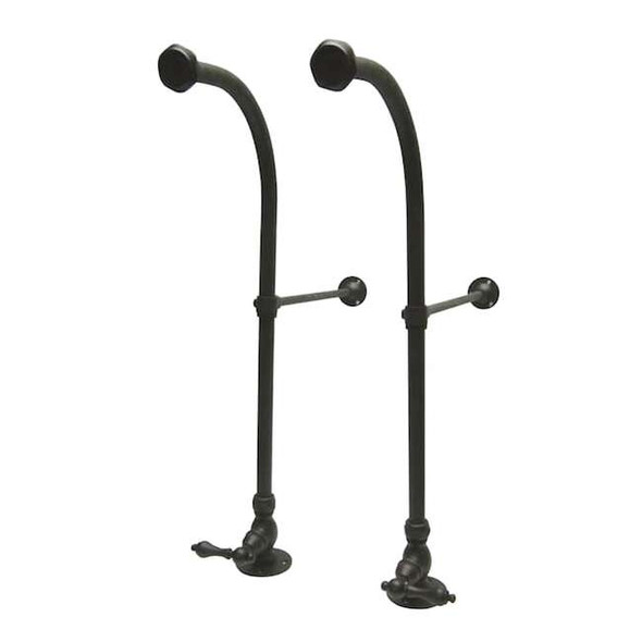 Kingston Brass CC455ML Rigid Freestand Supplies with Stops CC455ML