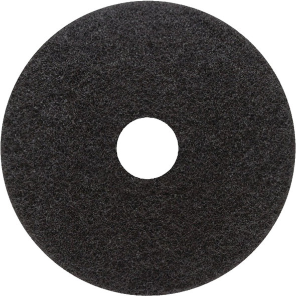 Virginia Abrasives 13 In. x 1 In. thick Black Stripping NonWoden Pad Pack of 5